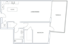 1 Bedroom Floor Plan